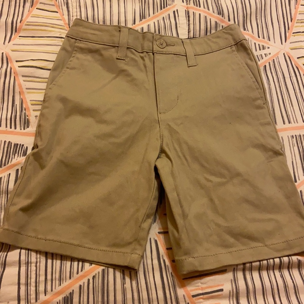 Boys khaki shorts uniform